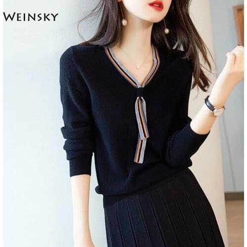 Spring New Womens Sweater Casual Womens Spring And Autumn Pullover