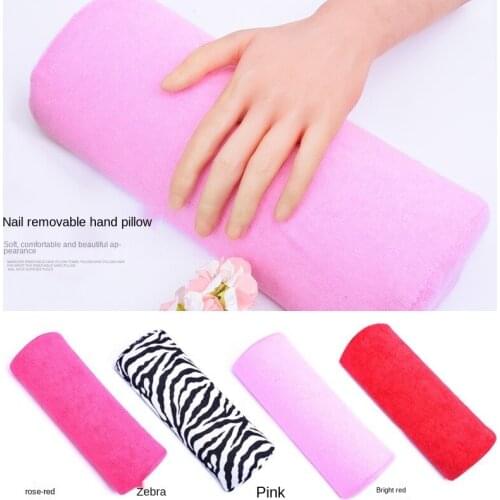 5 Colors Soft Hand Palm Rest Manicure Table Washable Hand Cushion Pillow Holder Arm Rests Nail Art Stand for Manicure Pillow