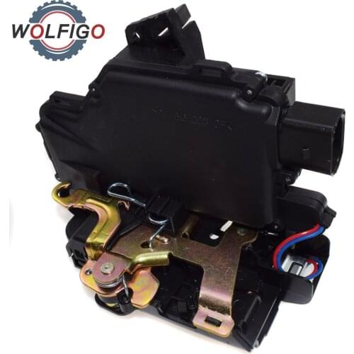 WOLFIGO Front Rear Left Right Door Lock Actuator 3B1837015A for VW Passat Golf Jetta Beetle Seat Arosa Leon Toledo Skoda Octavia