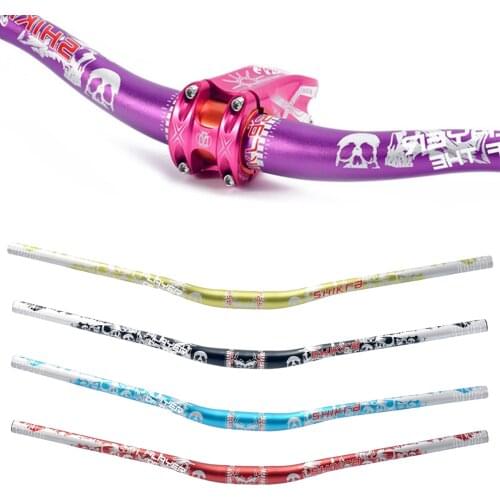 Aluminum Alloy Downhill Mountain Bike Swallow Shaped Handlebar 31.8mm*720/780mm Bicycle Handlebar Bicycle Parts Accessories