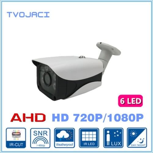 Waterproof Camera AHD Analog HD 1/4'' CMOS 1.0MP 720P 2.0MP 1080P AHD CCTV Camera IR Cut Fiter Metal housing Security Outdoor