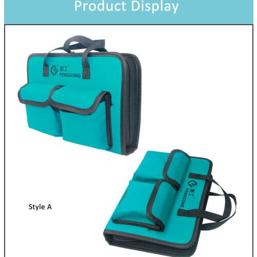 Waterproof Oxford Cloth Tool Bags Large Capacity Bag Tools Hardware Repair Bag Storage Pouch