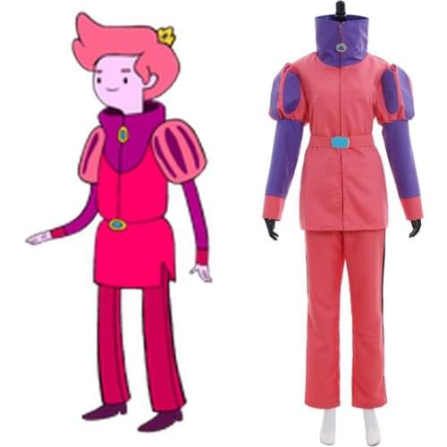 Adventure Time Cosplay Adult Adventure Time Prince Gumball Cosplay Costume Halloween Carnival Cosplay Costume For Men