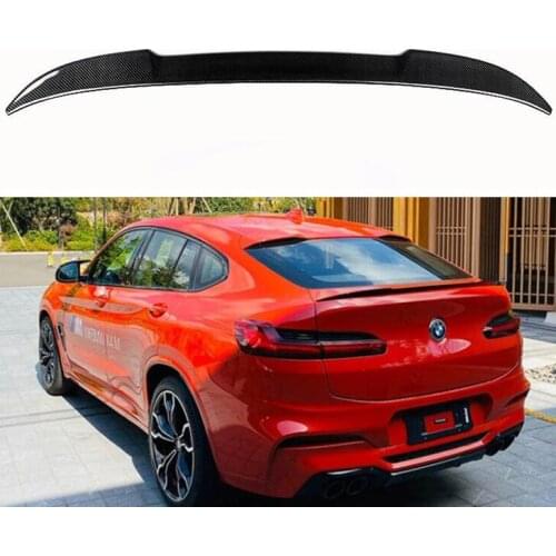 High Quality ABS PAINT REAR WING TRUNK LIP TAIL SPOILER FOR BMW X4 G02 2019 2020 2021