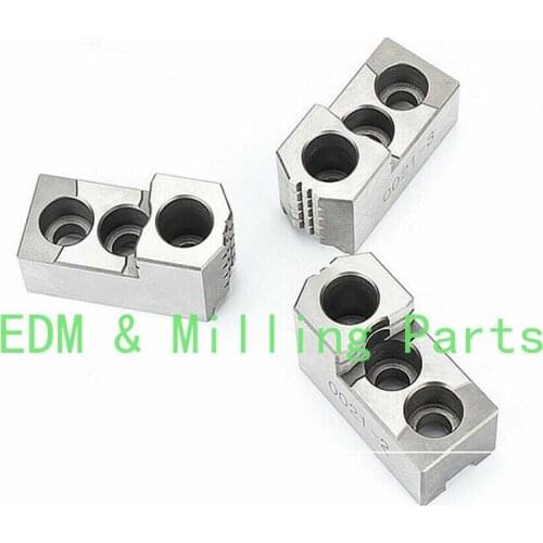 1Set " 3pcs " HARD JAWS 6" Diameter Chucks For B-206 Type 1.5mm x 60 CNC Lathe Chuck Hardened CNC Power Chucks