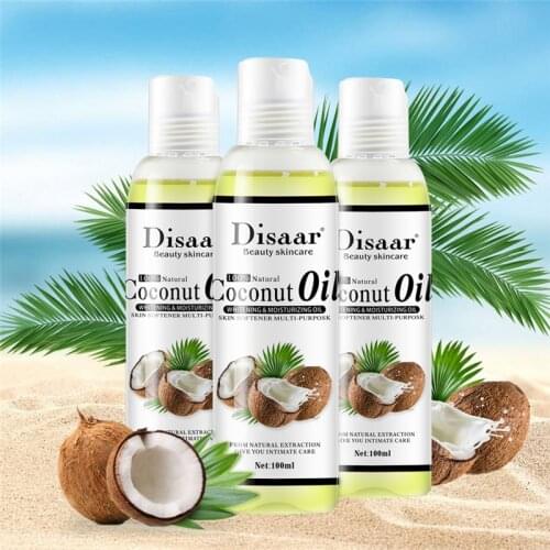 100ml Best Skin Care Relaxing Massage Natural Essential Oil Product Organic Coconut Oil Face Body Hydrate Skin Massage Oil