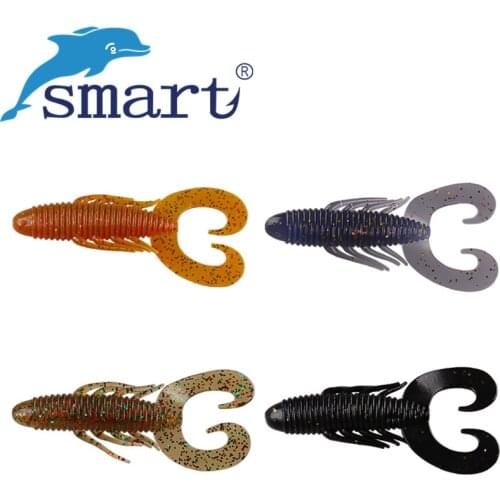 5Pcs SMART Soft Bait 90mm 8.6g Isca Artificial Fishing Lure Silicone Baits Pesca Leurre Peche Souple Fishing Wobbler Worm Bait