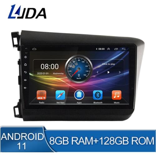 Android 10.0 Car Multimedia Player for HONDA CIVIC 2012-2015 4G WIFI DSP GPS Navigation Autoaudio Stereo 2 Din Car Radio NO DVD