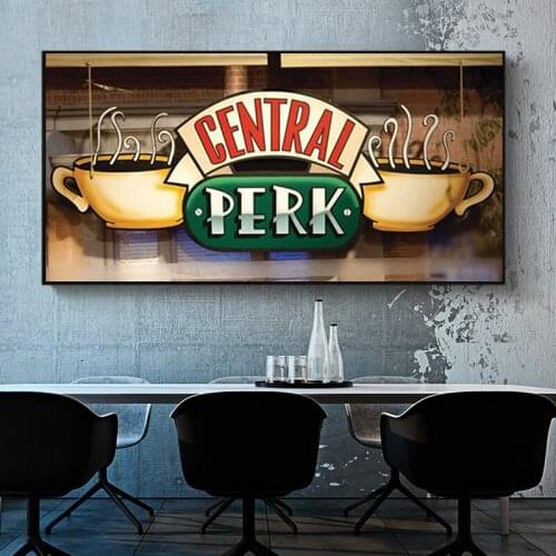 Central Perk Cafe diamond Painting Friends TV Posters Diamond Painting Full Square Rhinestones Picture Diamond Mosaic Beadwork