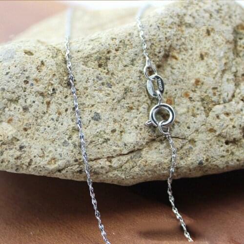 Water wave chain Necklaces fine clavicle chain melon seed chain fashion short women color chain jewelry hot Korean version