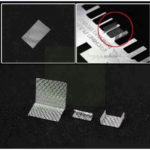 Hobby Etching Sheet Copper Tube Bending Molding Folding Pressure Auxiliary The Ruler Etched Type Processing Tool Hand Model M6Y9