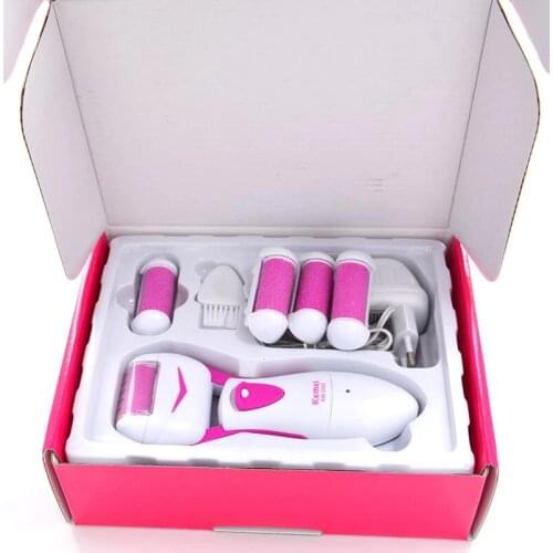 Foot Care Tool with 5 Roller Skin Care Feet Dead Dry Skin Removal Electric Foot File Heel Cuticles Remover Foot Rasp