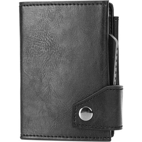 Credit Card Holder Wallet Rfid Blocking Security Wallet Business Minimalist ID Cash Card Wallet for Men