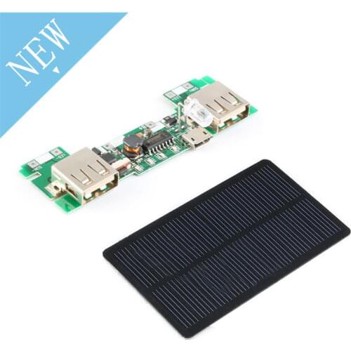 USB 5V 2A Mobile Power Bank Charger Module Lithium Li-ion 18650 Battery Charging Board LED Indicator New Version