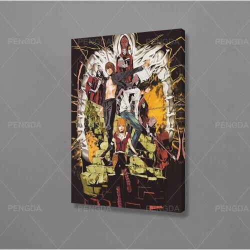 Prints Painting Modular Death Note Pictures Japan Anime Cool Canvas Wall Art Home Gift Decor Modern Bedside Background Poster