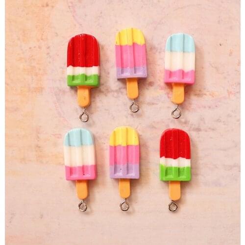 Ice Cream With Hook Charms For Slime DIY Polymer Filler Addition Slime Accessories Toys Lizun Modeling Clay Kit for Children