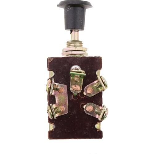 Push-Pull On-Off Switch To Control Headlight Turn Signal Light For RV Boat