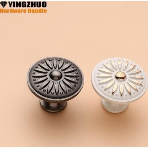 31mm Puxadores New Door Handle Alloy Ivory White Modern Minimalist Cabinet Hot Drawer Knob Chest Single Hole