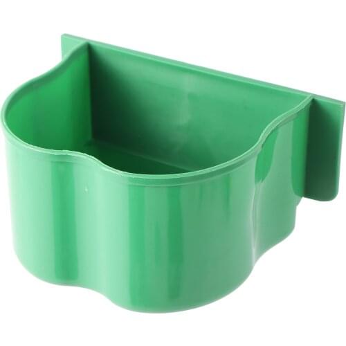 Plastic Pet Parrot Food Water Bowl Feeder Pigeons Bird Cage Sand Cup Feeding Holder Bird Feeder Pets Aviary Water Bowls 1 Pc