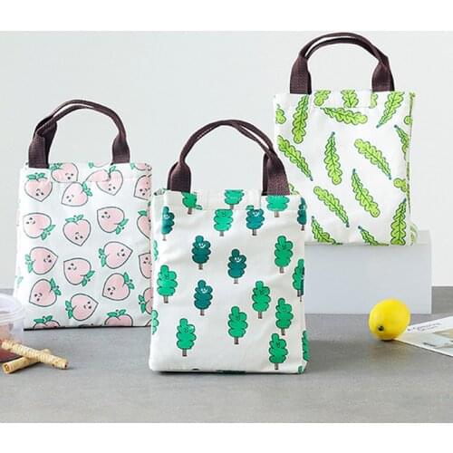 Portable Food Fresh Lunch Bag Waterproof Thermal Insulated Snack Picnic Box Carry Tote Travel Storage Bag