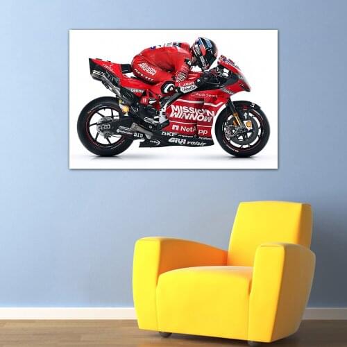 Ducati Desmosedici GP19 Racing Motorcycle Poster Canvas Print Painting For Living Room Wall Art Pictures Home Decor
