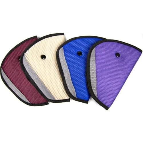 2Pcs Hot Sale Triangle Baby Kid Car Safe Seat Belt Device Auto Safety Shoulder Harness Strap Child Neck Protect Positioner Belts