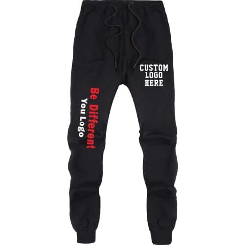 Personal Customized Logo Professional Printing Pants Spring and Autumn Sports Sweaterpants Casual Pants Mens Casual Sweatpants
