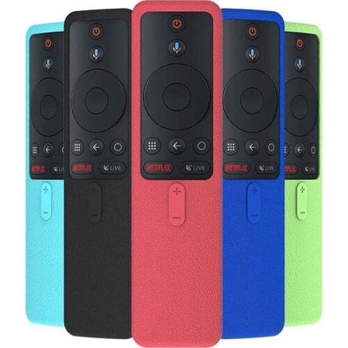 For Xiaomi Mi Box S Remote Controller Case Silicone Smart TV Remote Control Case For Xiaomi Soft Plain Remote Control Protector