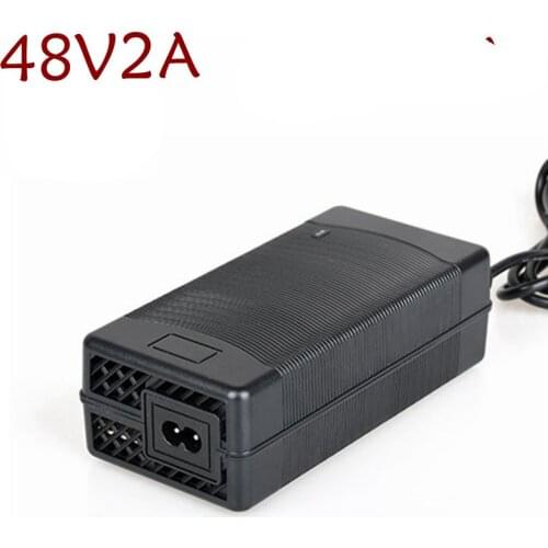 48V 2A Lead-acid Battery Charger For Electric Bike Scooters Motorcycle 57.6V Lead acid Battery Charger with PC IEC connector