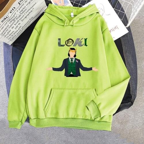Loki Hoodie Men Streetwear Long Sleeve Cartoon Sweatshirt Anime Women Hoody Casual Pullover Fleece Hooded Harajuku y2k Sudaderas