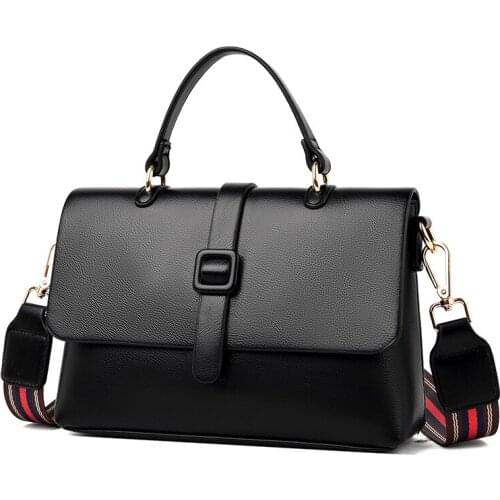 Womens Bag Trend 2021 Pu Leather Solid Color Shoulder Bag Luxury Designer Small Crossbody Bag New Waterproof Handbags And Purse