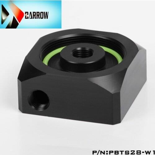 Barrow black/white 2 color DDC water pump Expandable pump box integrated modified pump cover PBTS28-W1, water cooling