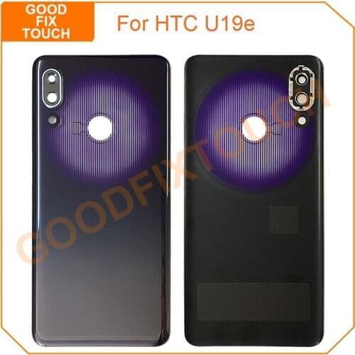 10pcs Original Back Cover For HTC U19e U19 19e Battery Cover Housing Case For U19 E with Camera Lens Glass Rear Door Housing