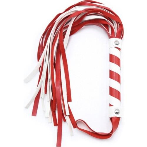 48cm PU Leather Flogger Sex Toy Erotic Fetish Spanking BDSM Flogged Whip Adult Games Whip Sex Couples SM Games Toys