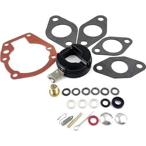 Carb Rebuild Kit 439071 with Float Replaces Johnson Evinrude OMC/BRP Outboard 3 4 5 5.5 6 7.5 10 15 18 HP Carburetor CNIM Hot