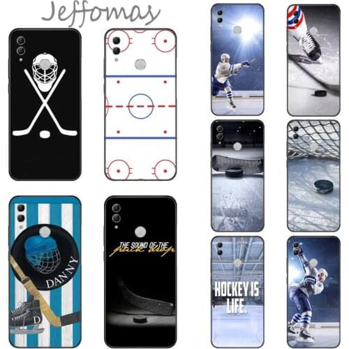Ice Hockey Rink sport Mom Phone Case For Huawei Honor 7C 7A 8X 8A 9 10 10i Lite 20 NOVA 3i 3e