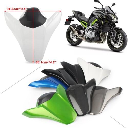 Motorcycle Seat Cover Rear Pillion Passenger Cowl Back Cover For Kawasaki Z900 2017 2018 2019 / 17 18 ABS Plastic
