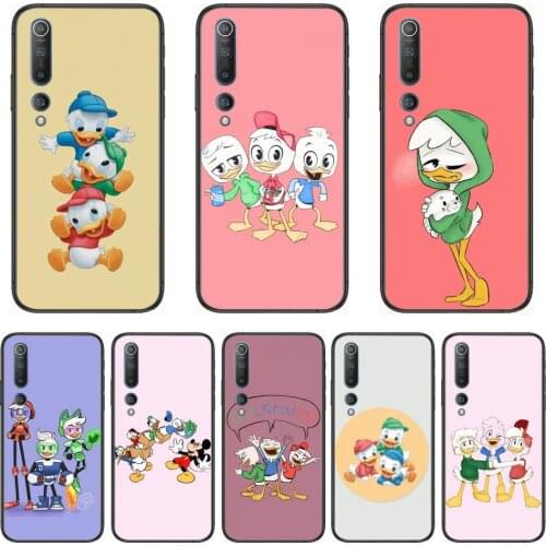 Disney Cartoon Huey Dewey and Louie Phone Case For xiaomi mi11 5g 10 liti Ultra 9Pro SE 3 8 Note Anime Black Cover Silicone Bac
