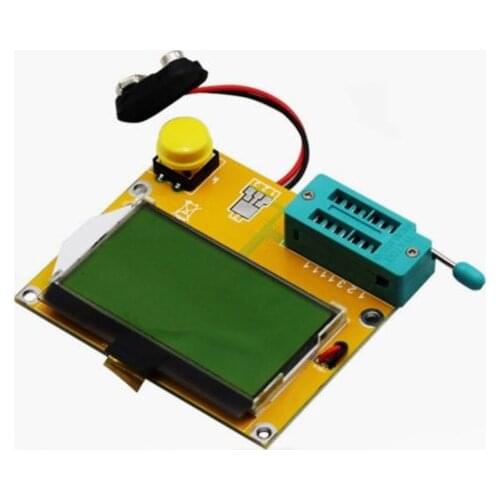 Mega328 LCR-T4 LCD M328 Digital Transistor Tester Meter Backlight Diode Triode Capacitance ESR Meter MOS/PNP/NPN L/C/R