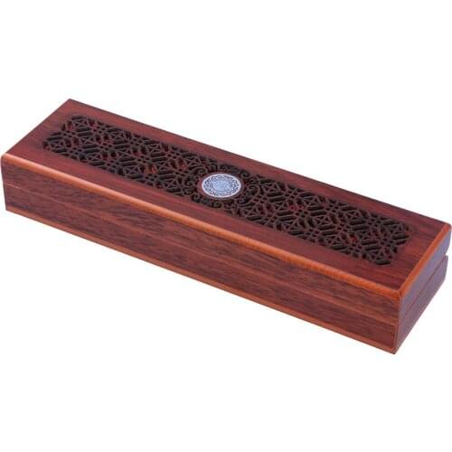 Decorative Gift Storage Box Organizer for Jewelry Necklace Bracelet Watch Delicate Wooden Box for Women Girl Men - Rectangular