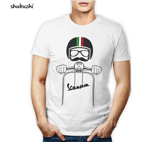 T-SHIRT MAGLIETTA TSHIRT VESPA PIAGGIO VINTAGE RETRO HIPSTER UOMO DONNA white black grey red tshirt euro size