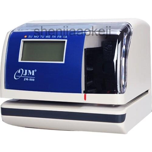 JM880 Time Printer Hotel Parking Meter Time Stamping Machine Document Transceiver Printing time machinde 110-220v 1pc
