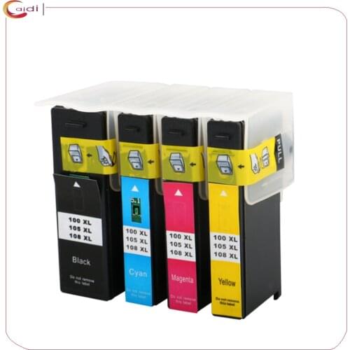 4pack compatible Lexmark 100xl 105 ink cartridge for Lexmark S305 S308 S405 S408 S505 S508 S605 S608 Pro205 Pro705 Pro805