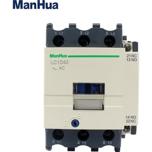 Manhua Online Shopping LC1-D40 3P+No+Nc Modular Dc Coil Contactor Motot Protection 40A Electrical Magnetic Contactor Auto Winche