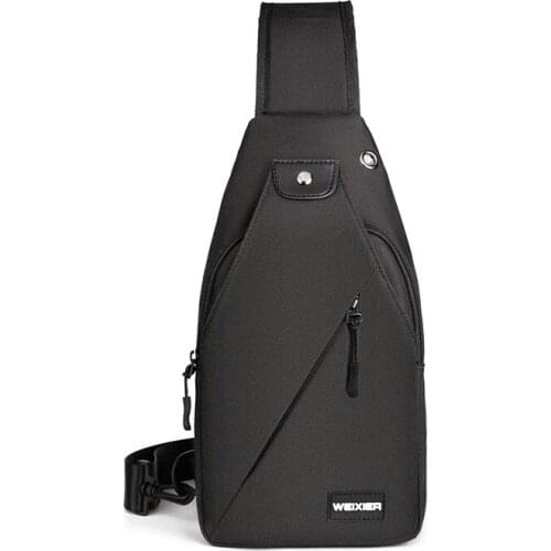 2019 New Multifunction Crossbody Bag for Men Anti-theft Shoulder Messenger Bags Male Waterproof Short Trip Chest Bag Pack purse