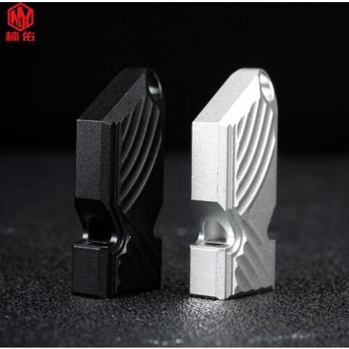 Titanium Alloy 1PCS Multi-Function Survival Tool EDC Whistle Dual Tone Dual Frequency Survival Whistle