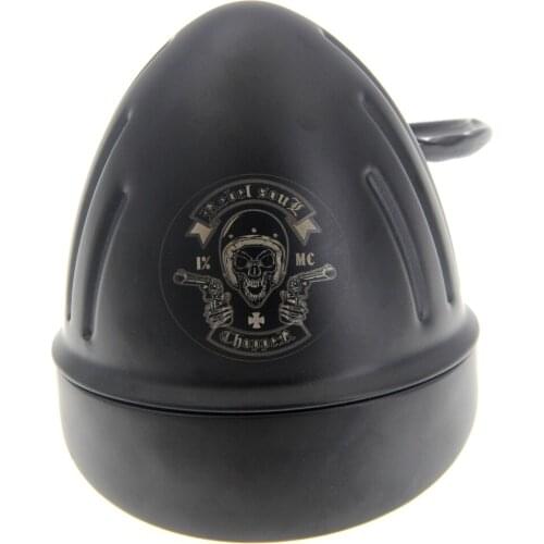 Motorcycle Universal 4.5" Headlamp Visor Bullet Headlight H4 Lamp Emark Head light For Harley Cafe Racer Bobber Chopper Custom