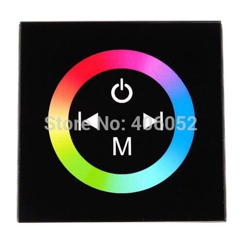 Touch Panel LED Dimmer RGB Remote Controller Best Wireless DC12V 144W Rgb Remote Controller For 5050 RGB Led Strip