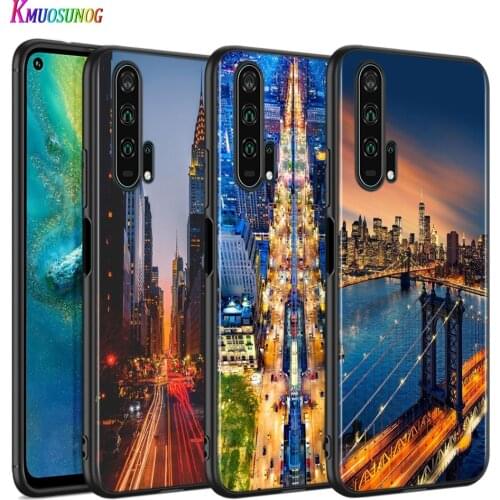 Silicone Cover New York City Times Square For Honor 30i 10i 10X 9X 8X MAX 20 10 9 8 8A 8C 8S Prime 7A Pro Lite Phone Case