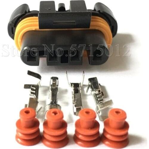 4 Hole 12186568 Car Alternator Connector Waterproof For Hummer H2 6.2L Oxygen Sensor O2 Plug